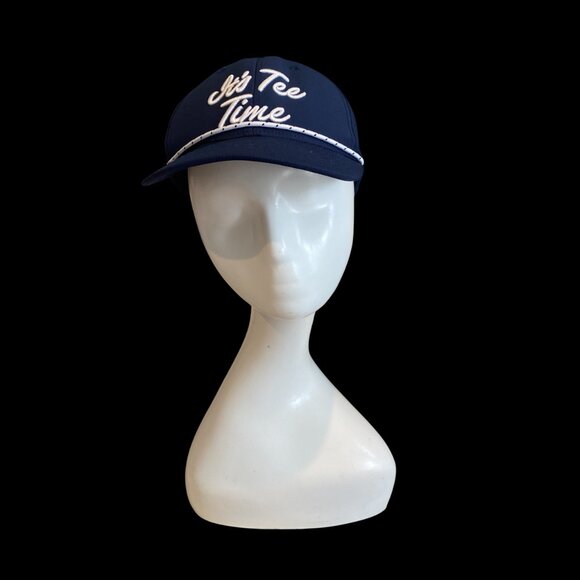 PGA Tour It's Tee Time Embroidered Snapback Hat One Size - Picture 1 of 7